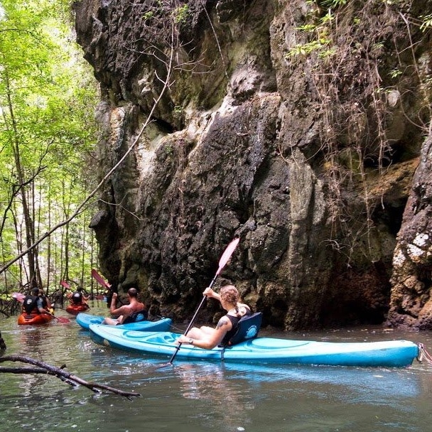 Kayaking in Bor Thor Thailand